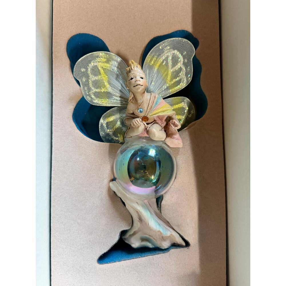 Rawcliffe Bubble Fairies “Wishes” RF188 9” Fairy Figurine w/ Original Box